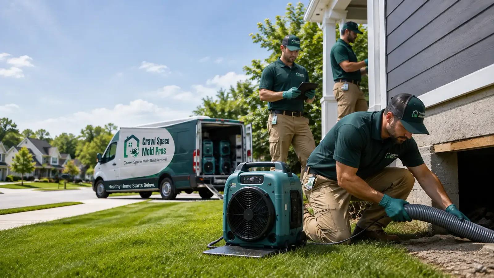 Crawl Space Mold Removal in North Branch, MI